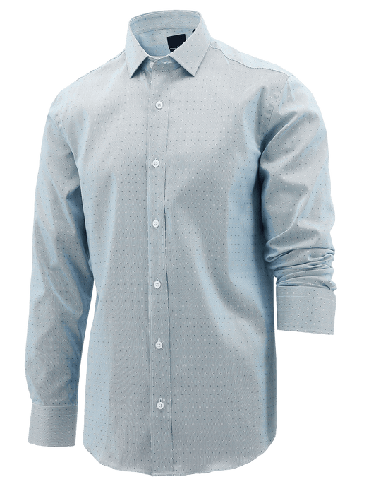 Sel Blue Pattern Shirt