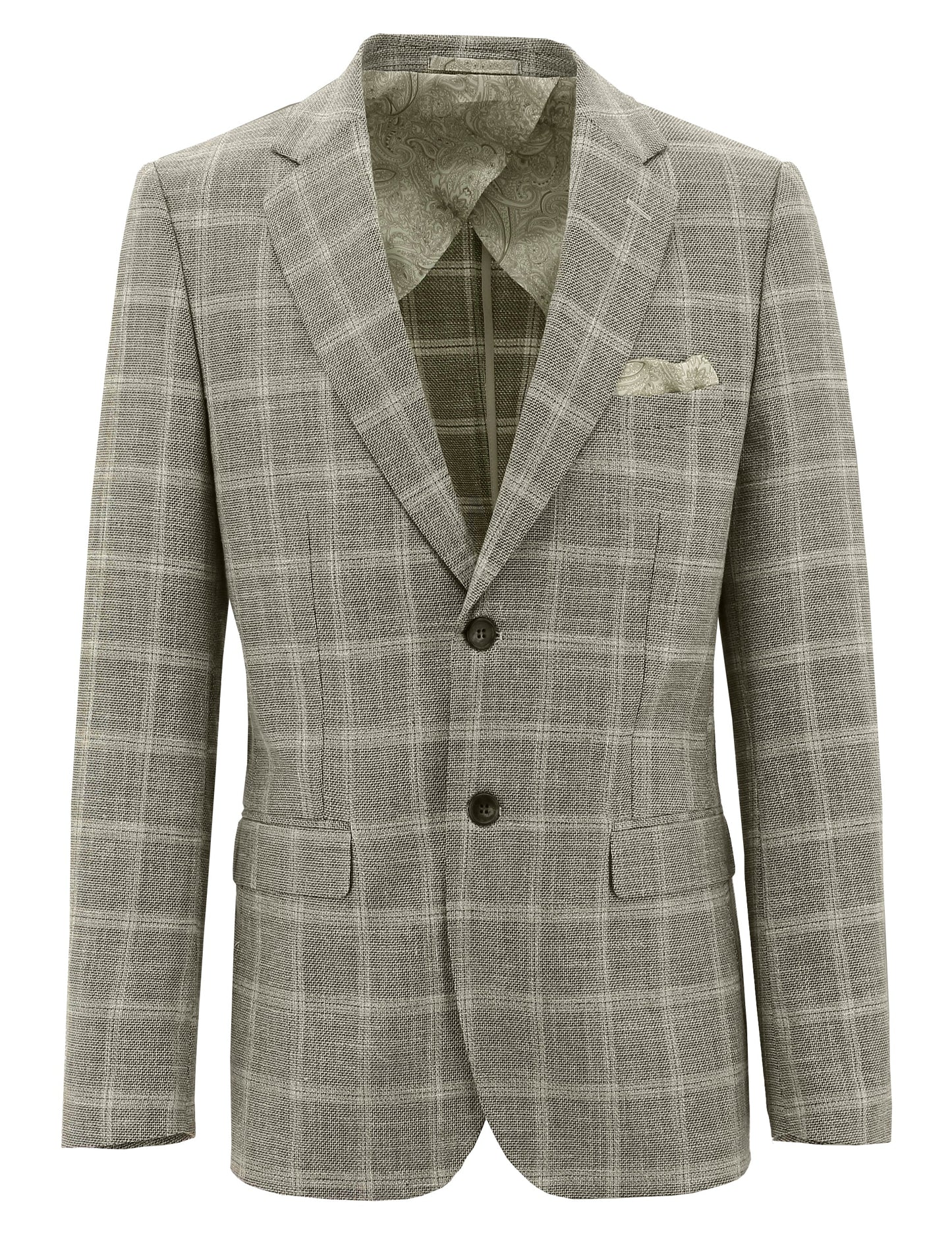 Parker Buggy Grey Checked Sports Jacket