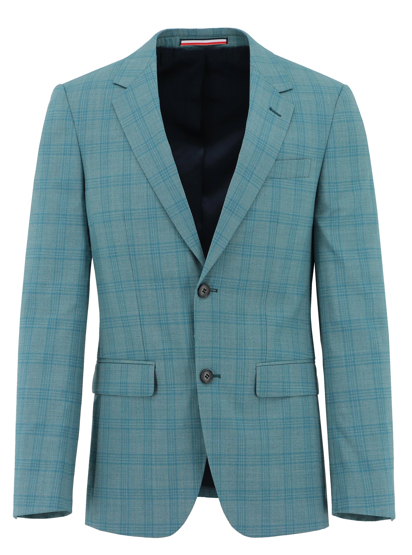 Lisbon Edward Green Checked Suit