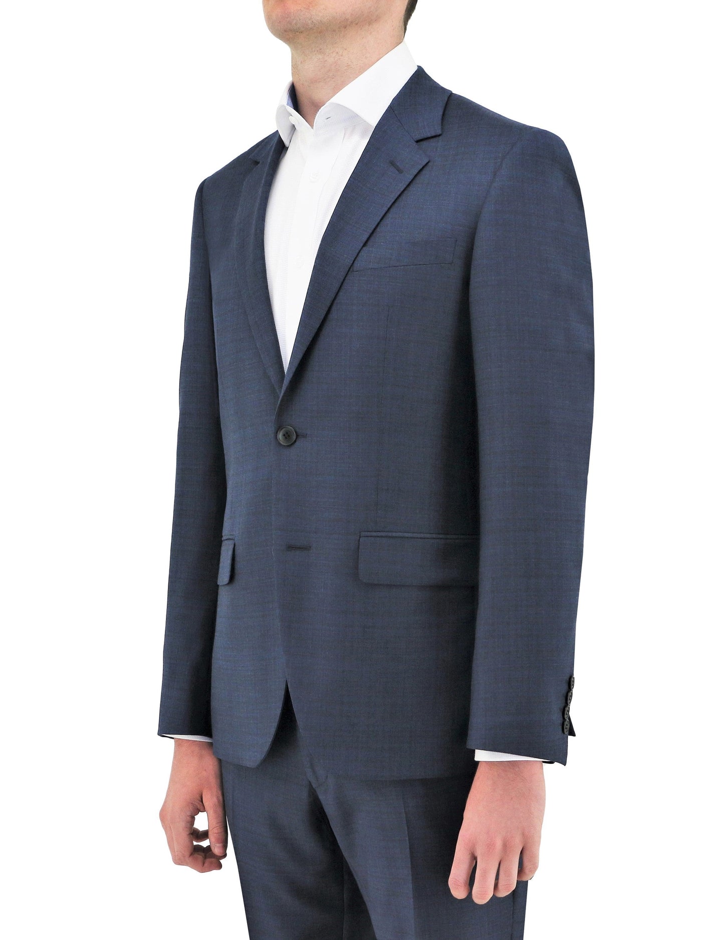 Shape 102 Blue Wool Suit Jacket