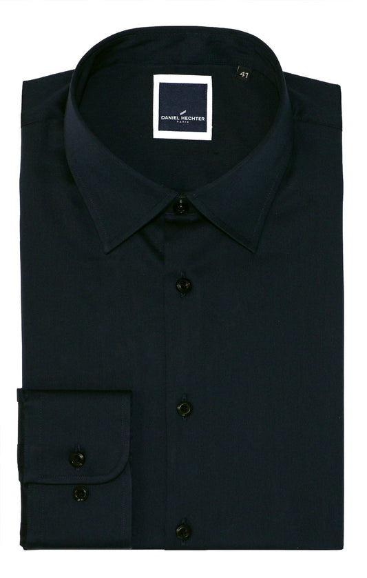 W21 Franco Black Business Shirt